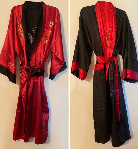 New reversible silk - new, kimono